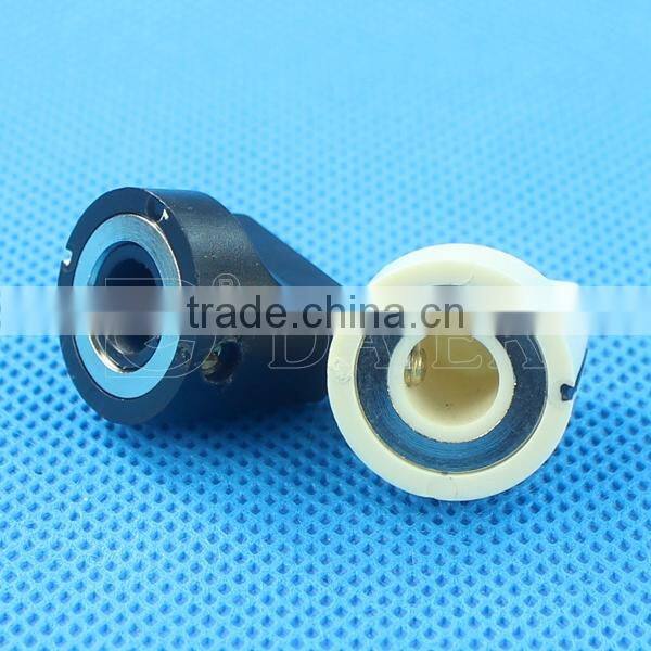 small white/black line plastic knobs potentiometer