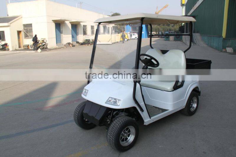 2 person electric cargo golf cart with competitive price