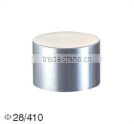 Double layer cap 28/410 aluminium plastic screw cap cosmetic lid