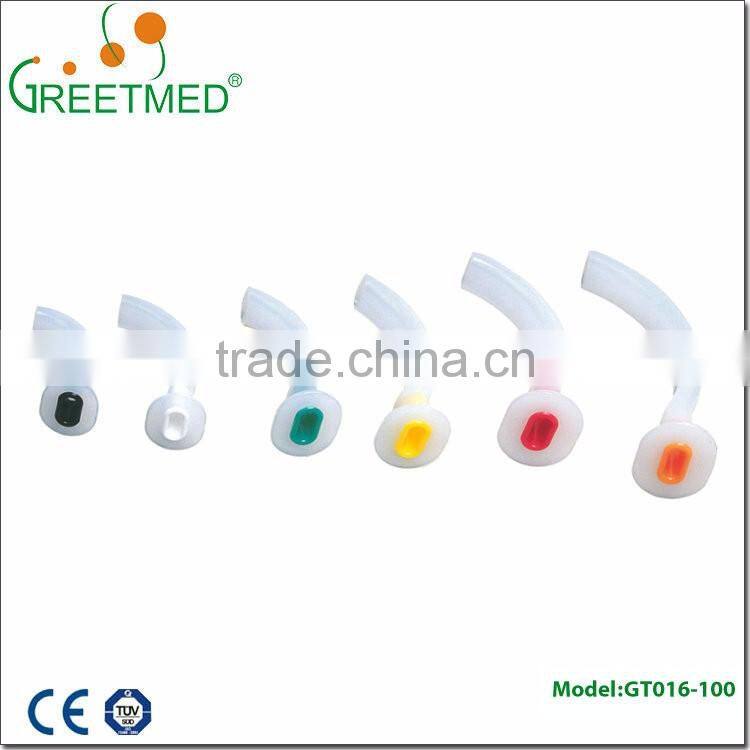 Greetmed china manufacturer good price high quality medical equipment disposable medical pvc guedel airway