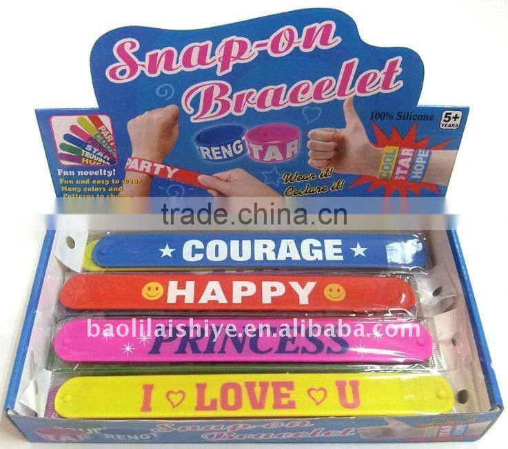 2011 NEW fashion Custom Personalized Slap Bracelets