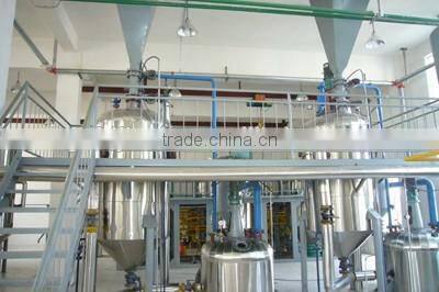 Easy operation crude soybean oil refinery