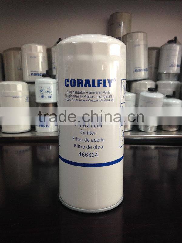 Coralfly OEM Generator truck scraper Oil Filter 485GB3191 466634-3