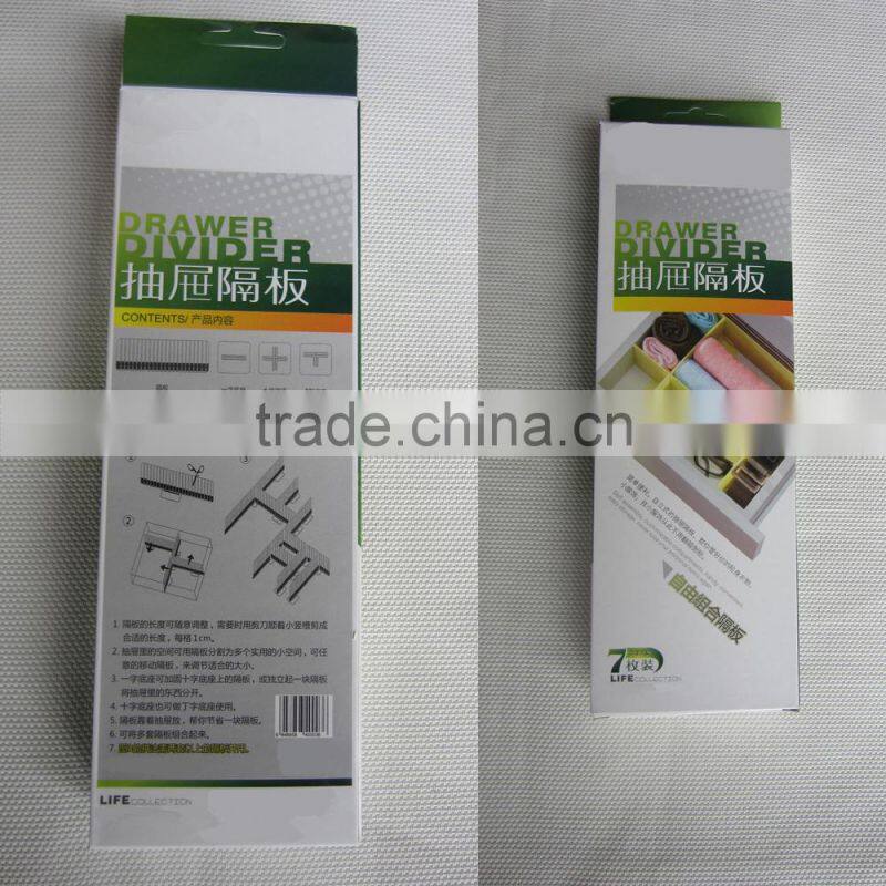 Hot Sale Colorful Convenient High Quality Plastic Drawer Partition Board