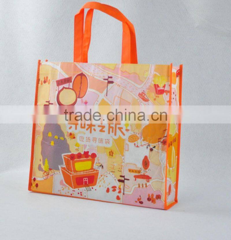 Custom PP Woven Lamination Bag Promotional Shopping Bag