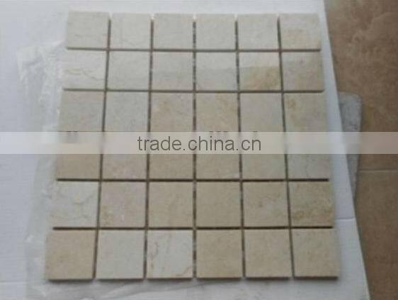 Hot Quality Marfil Cream Marble Mosaic Tiles