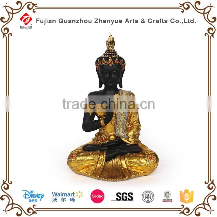2015 buddhism resin sitting buddha statue