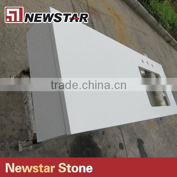 Newstar White Quartz Countertop ,Vanity Top/,Worktop ,Bench Top