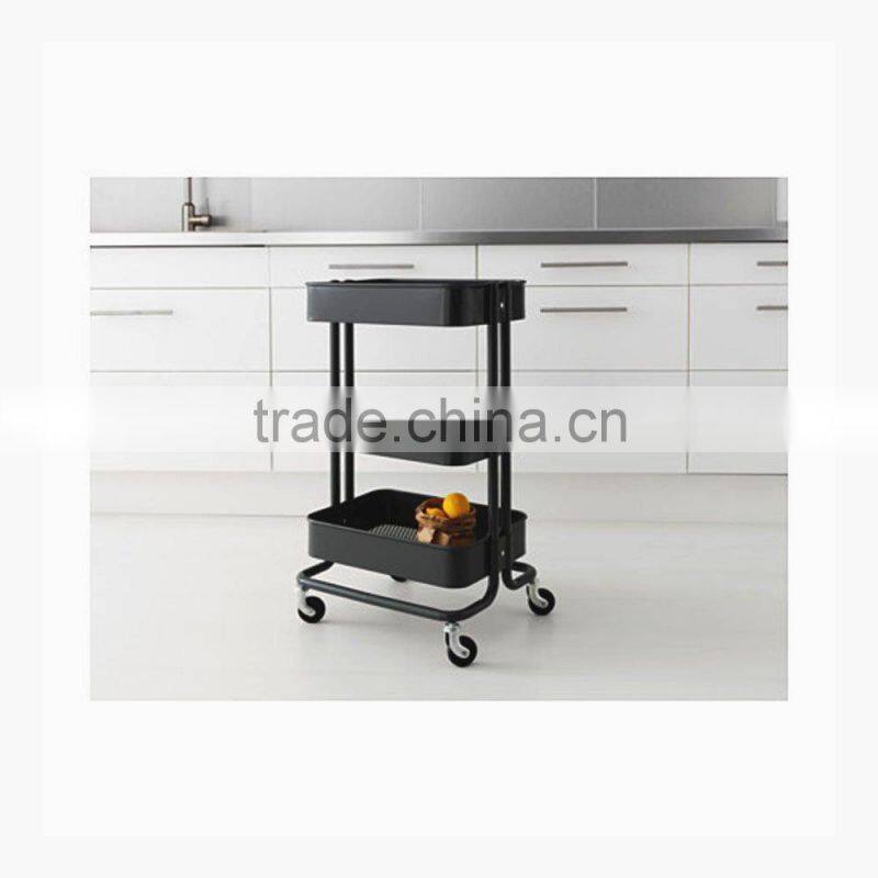 Home Kitchen Bedroom Turquoise Storage Utility Cart