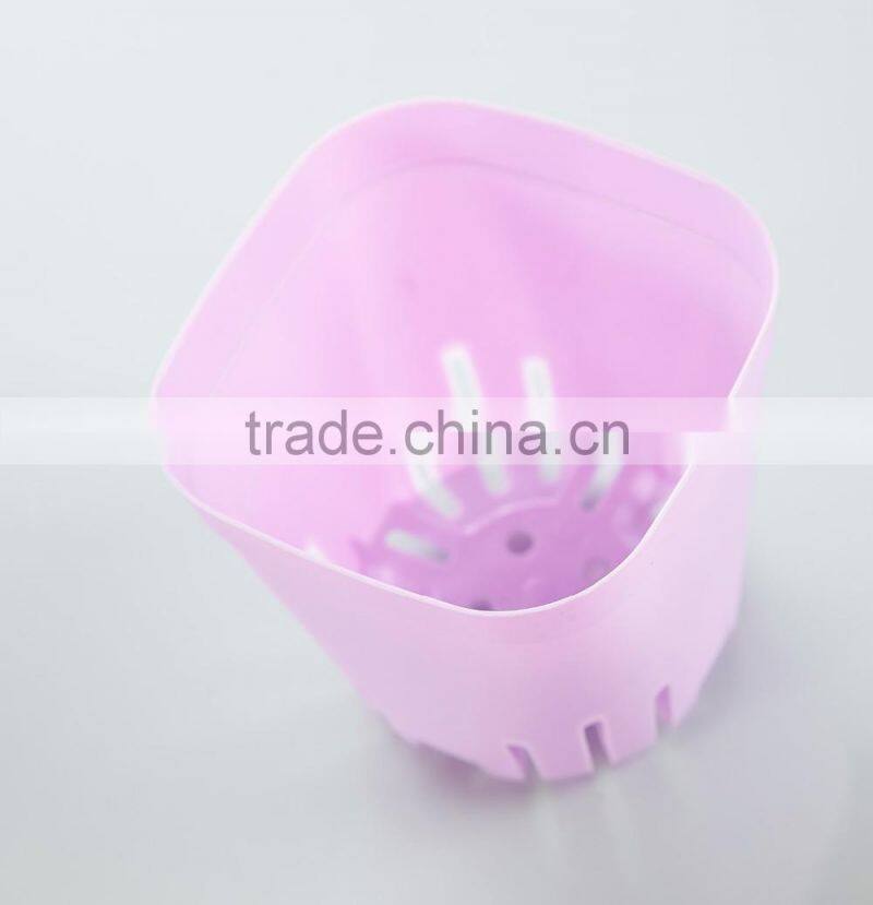 Plastic Square Pots for Plants Colorful Color-Large Size