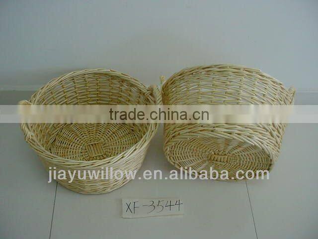 Natural empty bread baskets wholesale with neat liner