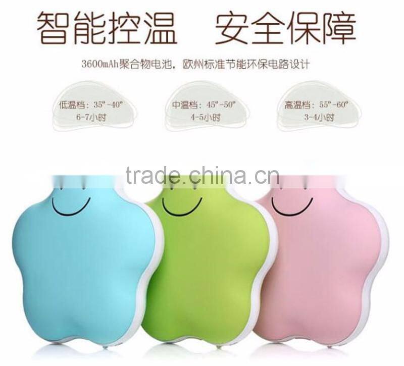 Shenzhen factory direct sales Lucky star charge hand warmer USB charging warm hand Dual purpose hand warmer