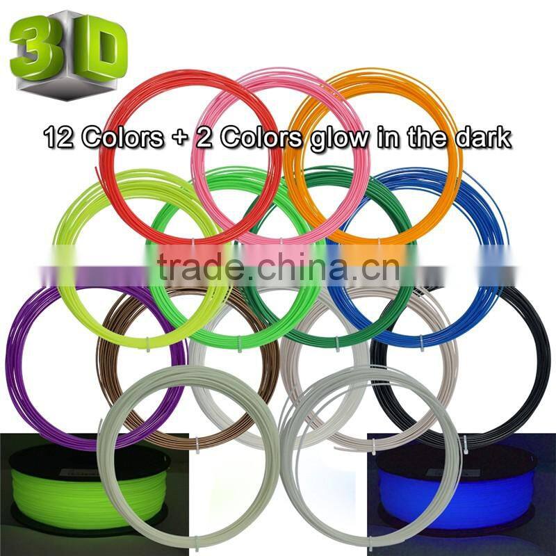 3d filament PLA 3D Print Filament 1.75mm 10M Random Color For 3D Printer Pen