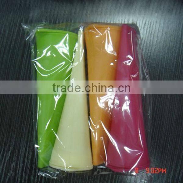 2014 Hot selling food grade automatic silicone ice pop maker / tray /custom silicone ice pop mold