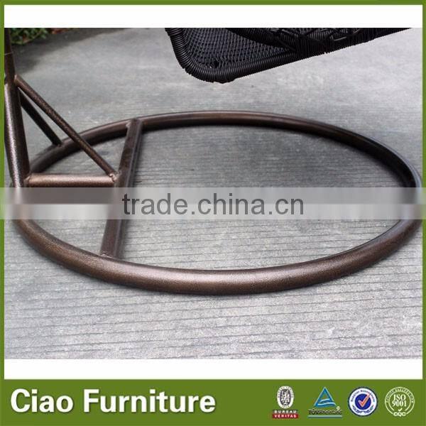 Hanging basket porch swing with stand