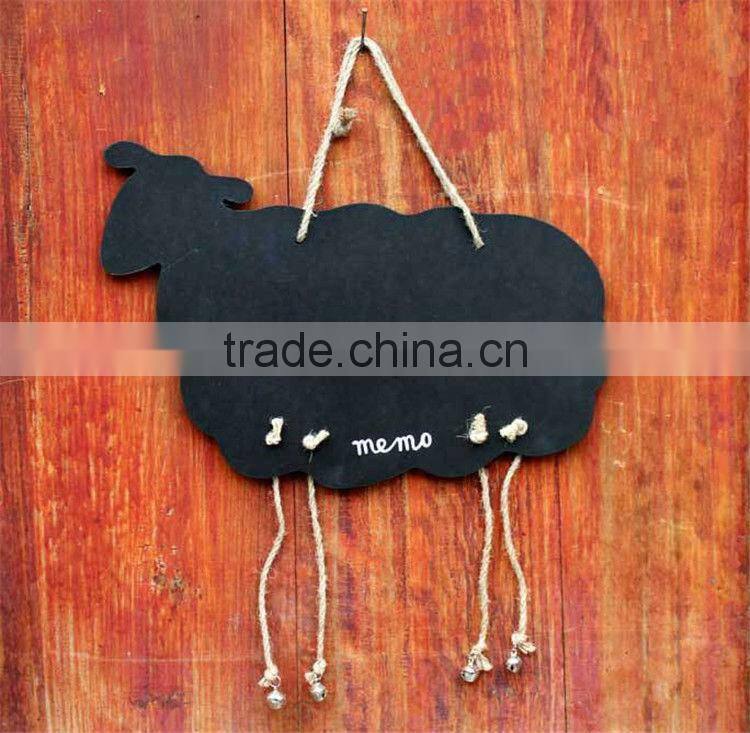 wholesale in stock anmial chalkboard blackboard roap hotel decor message board writing board decorative memo board elk bord