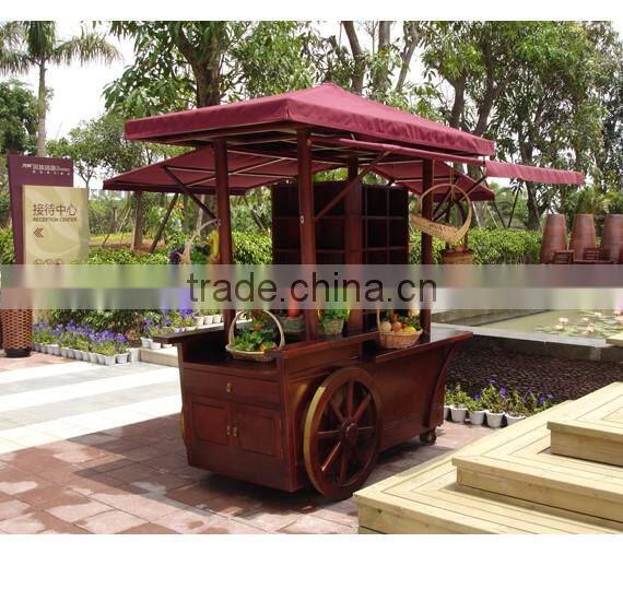 Arlau 3 piece wooden flower pots planters