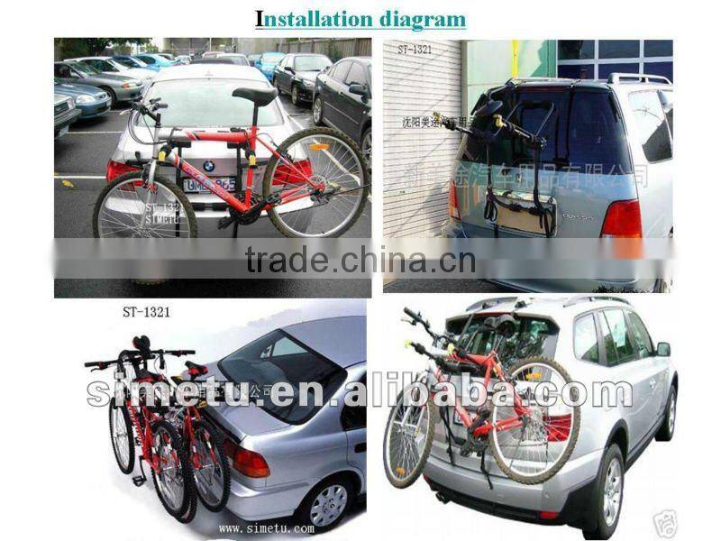 Car 2 Bike Rack ,2 Bicycles In Car Carrier ,Universal 2 Bicycle Car Cycle Carrier