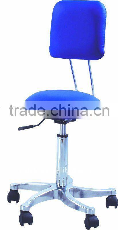 Potable movable Ottoman stool hydraulic chair with wheels used salon furniture F-9027E