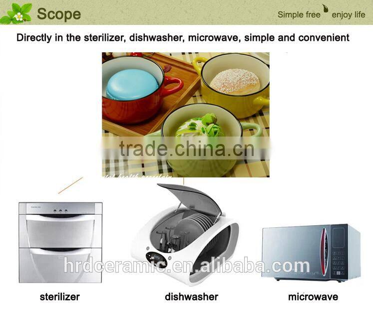 Stocked korean Ceramic decorative ceramic fruit bowl