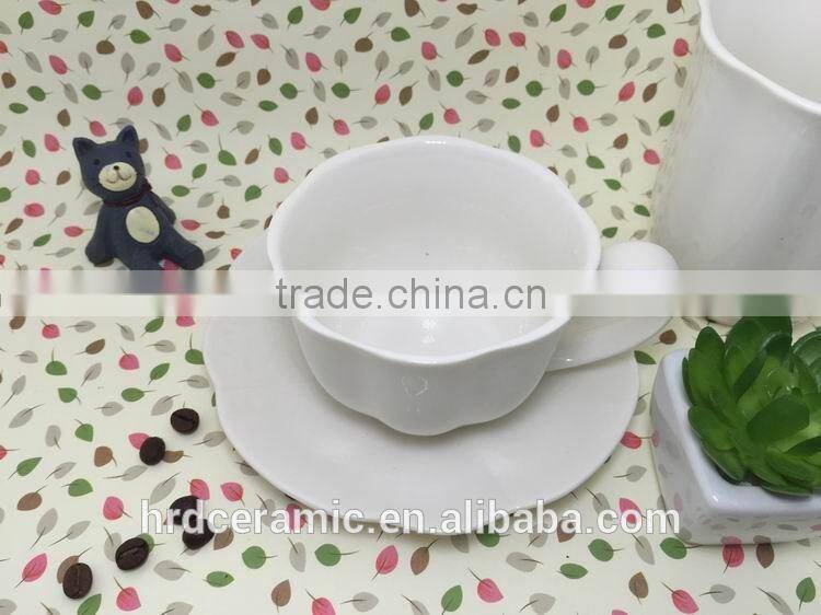 Stocked coffee mug with dish