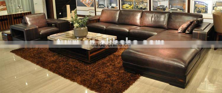 K103 Top Italy genuine leather sofa set corner sofa modern living room sofa