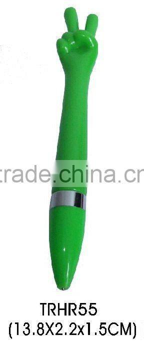 new design plastic finger ball pen