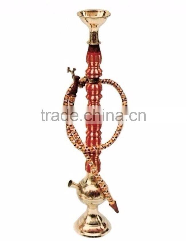 antique brass hookah