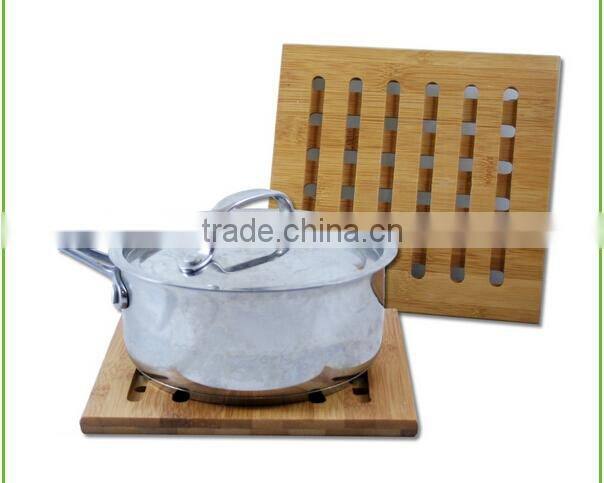 Square Bamboo Trivet/Bamboo Coaster/Homex_FSC/BSCI Factory