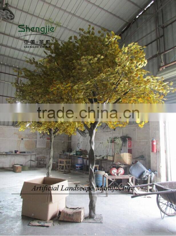 artificial gingko tree for decoration,fake gingko tree