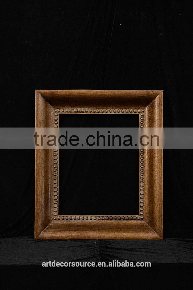 Classic Wooden Picture Frame with Beads