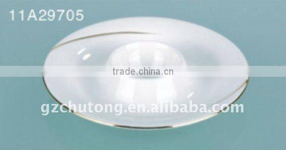 14PCS fine bone china white ceramic dinnerware tableware set