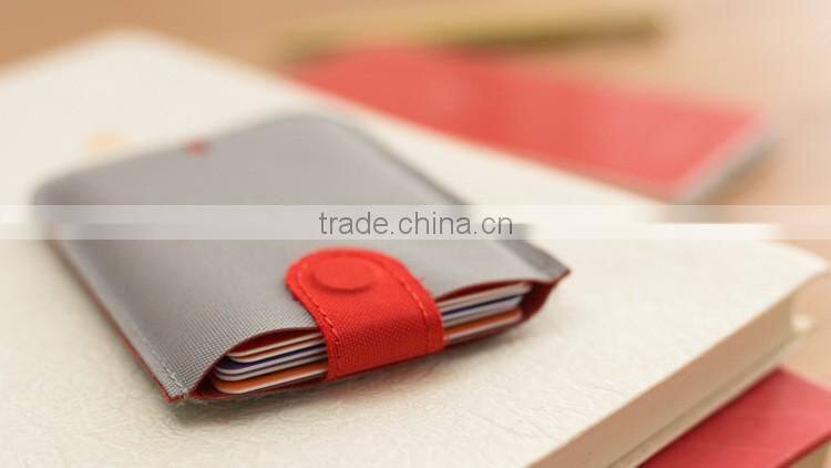 Fashionable DAX pull tab card holder wallet for promotional gift