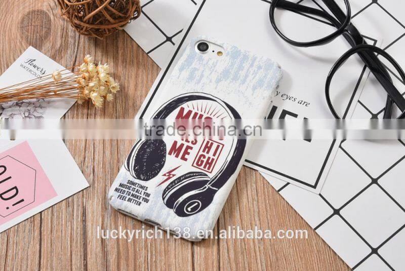 Red wine with cake cool boy brushed luminous PC phone case for iPhone 5