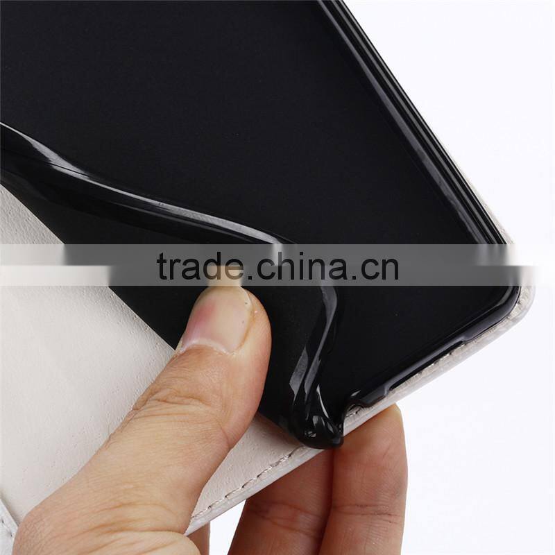 Noble design high quality marble PU card bumper/pocket cell phone case for Samsung