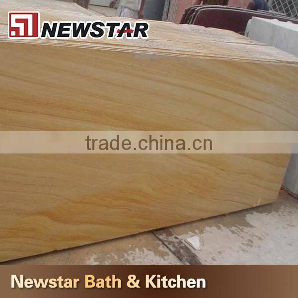 Newstar wood vein teakwood sandstone slabs,sandstone slab