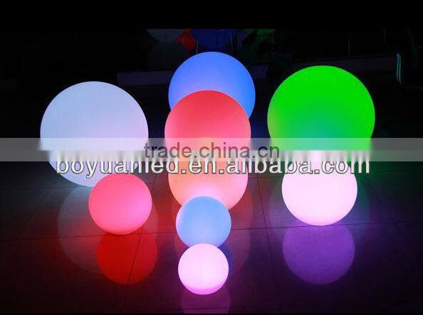 led floating water pool ball/flashing light ball /light ball swimming pool