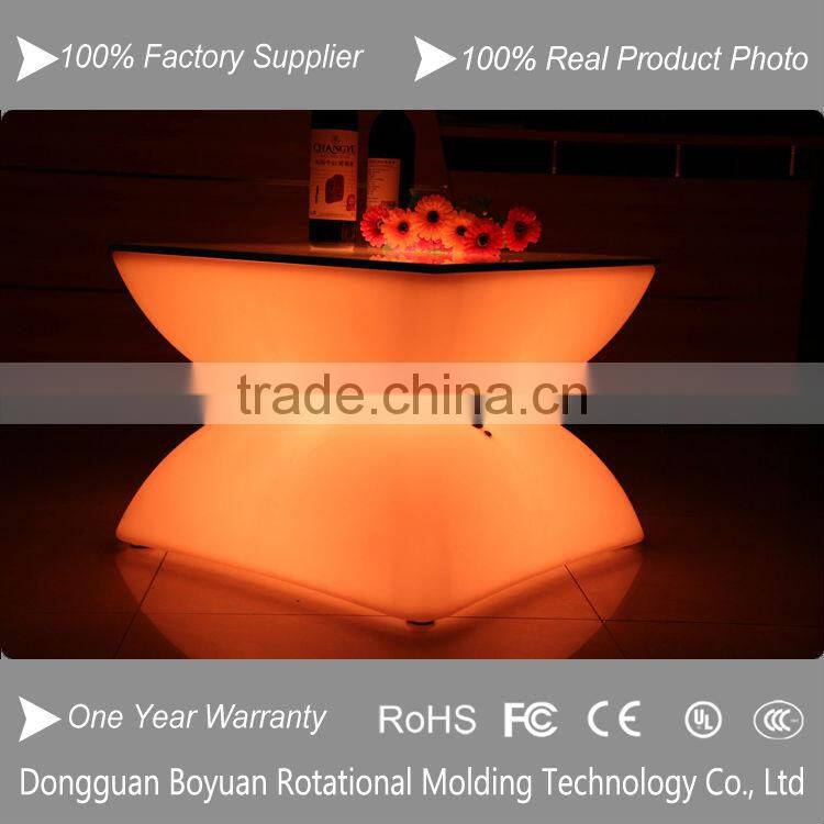 Modern Illuminated Color Light Plastic LED Furniture Bar