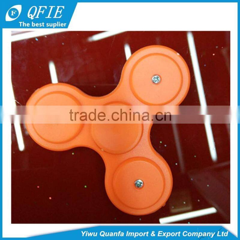New product colorful plastic fidget spinner decompression toys hot sale in North America