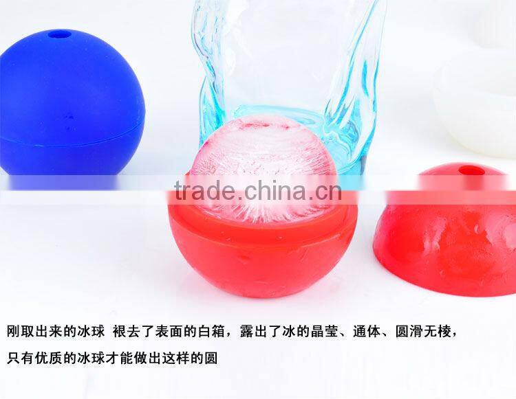 6 cups FDA silicone ice ball mold maker in Shenzhen Guangdong China