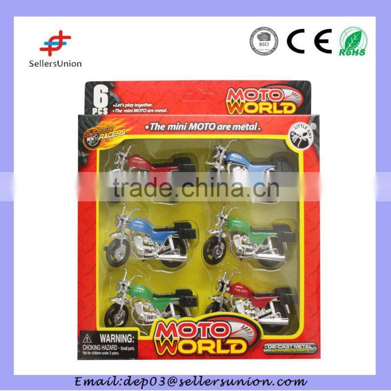 9pcs free wheel race motorcycle