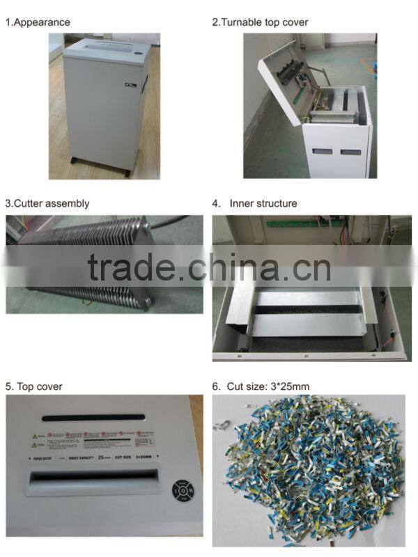 JP-5625C heavy duty workload paper shredding BEST SELLER IN MARKET with overload protection