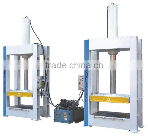 MH3834A*100*2 CE Certification Woodworking Hydraulic Cold Press Machine