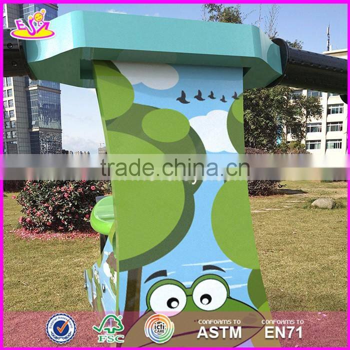 2017 New design original work cartoon wooden balance bike without pedals for toddlers W16C175