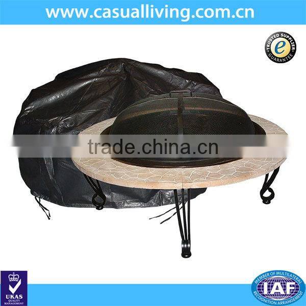 Vinyl Patio Round Pit Cover