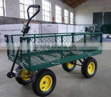 Garden hand tools four wheels heavy mesh tool cart TC1840