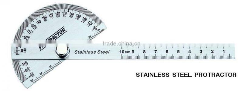 stainless steel protractor and ruler adjustable square ruler