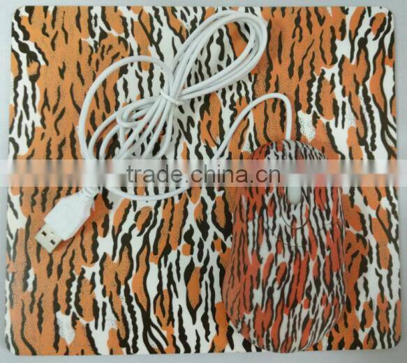 Interent USB optical mouse & mousepad set