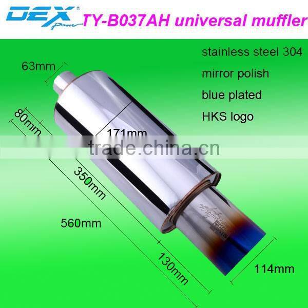 racing spare part exhaust system universal muffler performance
