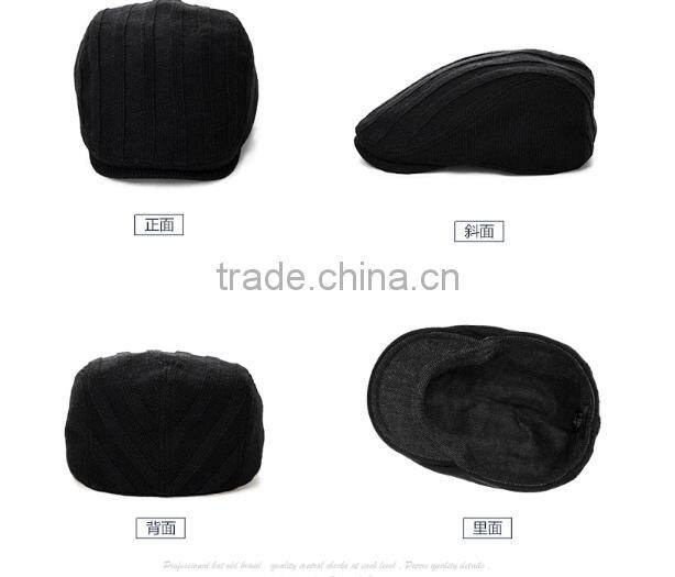 korean man han edition of the spring and autumn winter fashion knitted cap beret painter advance hats of England